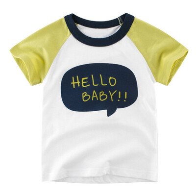 Baby Boys T-shirt Summer Children Letter Print Cotton T-shirts Casual Tops Clothes for Kids Boys T-Shirts 0-6Y Arrival
Baby Boys T-shirt Summer Children Letter Print Cotton T-shirts Casual Tops Clothes for Kids Boys T-Shirts 0-6Y Arrival