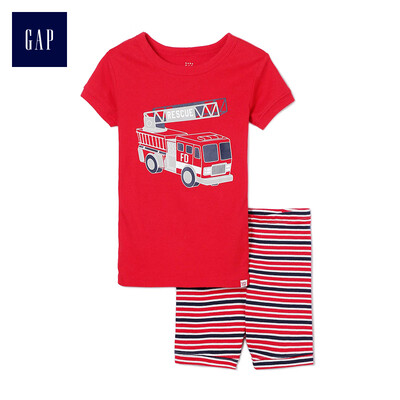 GAP flagship store men&women fire truck pattern soft short-sleeved underwear set home service 295804 positive red 2YRS
GAP flagship store men&women fire truck pattern soft short-sleeved underwear set home service 295804 positive red 2YRS