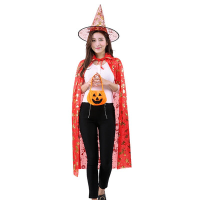 Halloween Costume Witch Cloak Masquerade Cosplay Cape Hat Set Party Stage Props
Halloween Costume Witch Cloak Masquerade Cosplay Cape Hat Set Party Stage Props