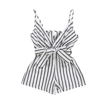 Sleeveless Pullover Casual SMLXL Summer Casual Fashion Childrens Jumpsuit Girls Striped Suspender Kids Backless Rompers
Sleeveless Pullover Casual SMLXL Summer Casual Fashion Childrens Jumpsuit Girls Striped Suspender Kids Backless Rompers