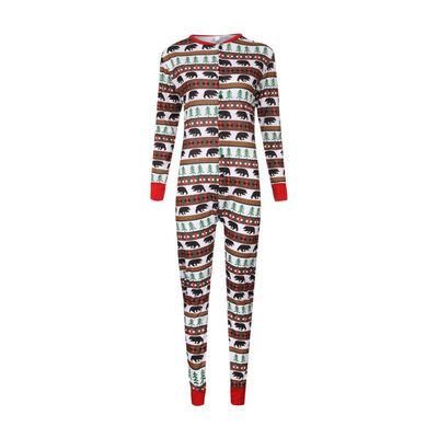 Parent-child Clothing Christmas Letters Bear Print Jumpsuit Buttons O Neck Long Sleeve Family Matching Outfits Rompers Overalls
Parent-child Clothing Christmas Letters Bear Print Jumpsuit Buttons O Neck Long Sleeve Family Matching Outfits Rompers Overalls
