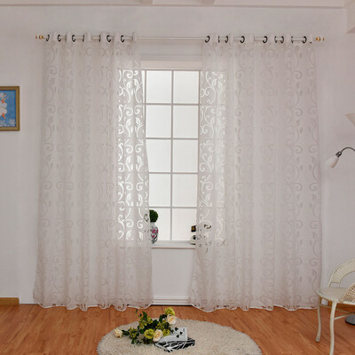 Gobestart New Simple Pastoral Style Flower Vine Bubble Cut Flower Window Screen Curtain
Gobestart New Simple Pastoral Style Flower Vine Bubble Cut Flower Window Screen Curtain