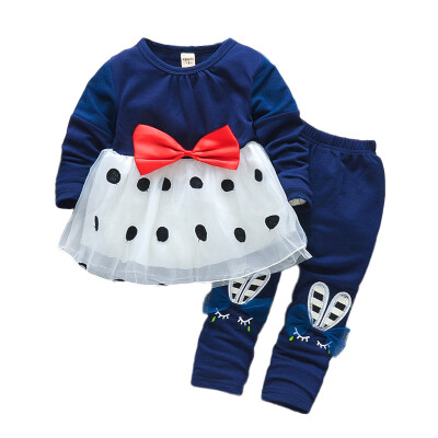 Autumn Baby Patchwork Long Sleeve Dress Clothes Toddler Girls Bow Design Dress With Trousers Children Sundress Outfits Clothing
Autumn Baby Patchwork Long Sleeve Dress Clothes Toddler Girls Bow Design Dress With Trousers Children Sundress Outfits Clothing