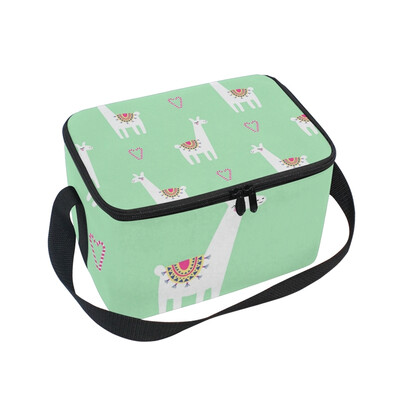 ALAZA Cute Llama With Candy Cane Heart Lunch Box Insulated Lunch Bag Large Cooler Tote Bagfor Kids Men Women
ALAZA Cute Llama With Candy Cane Heart Lunch Box Insulated Lunch Bag Large Cooler Tote Bagfor Kids Men Women