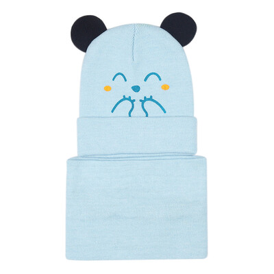 Newborn Baby Winter Warmer Scarf Cartoon Print Hat With Ear Design Infant Boys Girls Collar Scarves Neckerchiefs Headwear Sets
Newborn Baby Winter Warmer Scarf Cartoon Print Hat With Ear Design Infant Boys Girls Collar Scarves Neckerchiefs Headwear Sets