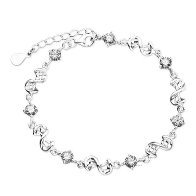 Hot Fashion 2019 Women Fashion 925 Sterling Silver Bracelet Purple Crystal Silver Bracelet Gifts
Hot Fashion 2019 Women Fashion 925 Sterling Silver Bracelet Purple Crystal Silver Bracelet Gifts
