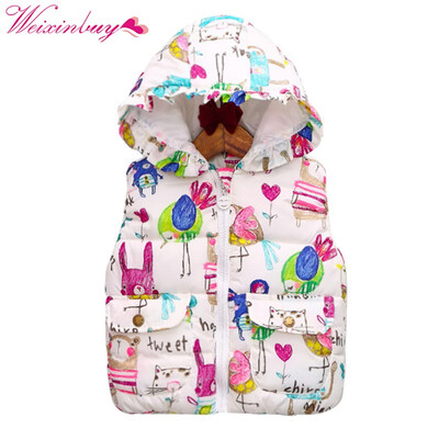 Winter baby jacket Children Coats Baby Girl Animal Graffiti Thick Vest Kids Girls Princess Hooded Warm Jackets Outerwear
Winter baby jacket Children Coats Baby Girl Animal Graffiti Thick Vest Kids Girls Princess Hooded Warm Jackets Outerwear