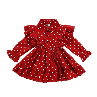New Autumn Children Girls Autumn Long Sleeve Princess Sweet Cotton Polka Dot Print Sweet Cute Dress
New Autumn Children Girls Autumn Long Sleeve Princess Sweet Cotton Polka Dot Print Sweet Cute Dress