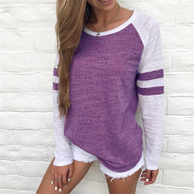 7 Colors Fashion Women Autumn Concise Women T-shirt Casual All-match Long Sleeve Round Collar Loose T-shirts
7 Colors Fashion Women Autumn Concise Women T-shirt Casual All-match Long Sleeve Round Collar Loose T-shirts