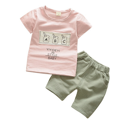 Casual And Active Baby Boys Girls Cotton Letter Print Short Sleeve Tops ShirtShorts 2pcsset Clothes Set
Casual And Active Baby Boys Girls Cotton Letter Print Short Sleeve Tops ShirtShorts 2pcsset Clothes Set