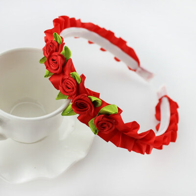 Colorful Kids Ribbon Rose Flower Headbands Garland Hair Band Prom Head Wrap Girls Hair Accessories
Colorful Kids Ribbon Rose Flower Headbands Garland Hair Band Prom Head Wrap Girls Hair Accessories