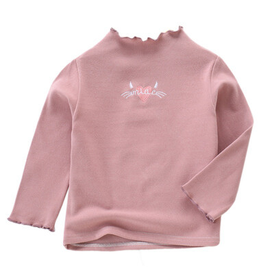 Soft Childrens Girls Autumn Winter Fashion Casual Love Pattern Embroidery High-collar Long Sleeves Shirt Top
Soft Childrens Girls Autumn Winter Fashion Casual Love Pattern Embroidery High-collar Long Sleeves Shirt Top