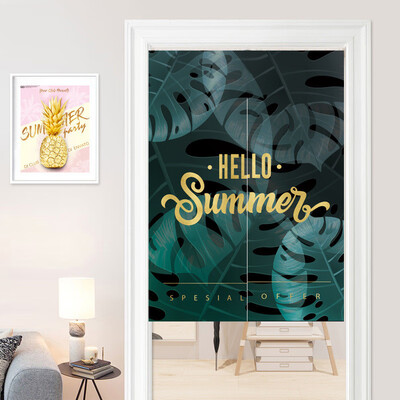 Gobestart Tropical Plant Curtain Fabric Partition Curtain Cloakroom Decorative Curtain
Gobestart Tropical Plant Curtain Fabric Partition Curtain Cloakroom Decorative Curtain