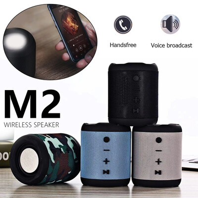 M2 Mini Bluetooth Low Speaker Speaker Portable Outdoor Speaker Stereo Wireless Column Speaker Support TF FM USB AUX
M2 Mini Bluetooth Low Speaker Speaker Portable Outdoor Speaker Stereo Wireless Column Speaker Support TF FM USB AUX