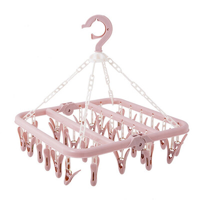 32 Clips Socks Drying Rack Hanging Folding Laundry Underwear Bra Hanger Foldable
32 Clips Socks Drying Rack Hanging Folding Laundry Underwear Bra Hanger Foldable