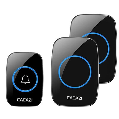 Waterproof Transmitter 38 Ringtones LED Indicator Door Chime Wireless Doorbell White EU Plug 1 to 2
Waterproof Transmitter 38 Ringtones LED Indicator Door Chime Wireless Doorbell White EU Plug 1 to 2