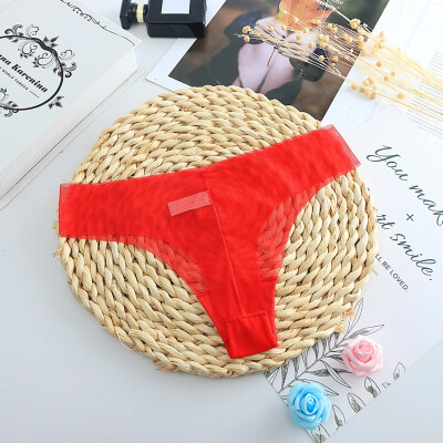 Women Sexy See Through Lace Briefs Mesh Seamless One-piece Ultra-thin Ladies Panties Sexy Solid Color Low Waist G-String
Women Sexy See Through Lace Briefs Mesh Seamless One-piece Ultra-thin Ladies Panties Sexy Solid Color Low Waist G-String