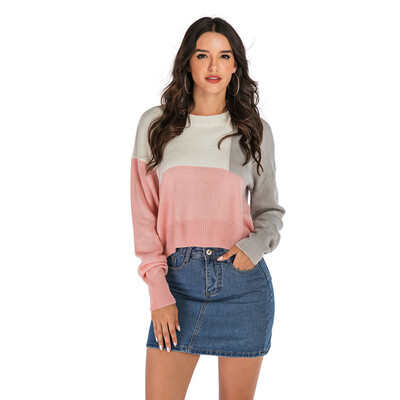 Tailored Womens Long Sleeve O-neck Warm Color Pullover Stitching Sweater Blouse Tops
Tailored Womens Long Sleeve O-neck Warm Color Pullover Stitching Sweater Blouse Tops