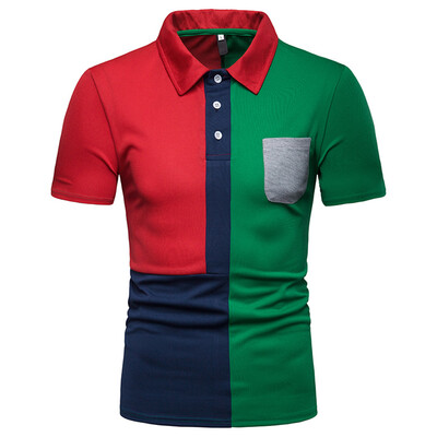 Toponeto Fashion Mens Casual Mixing Colour Slim Fit Short Sleeve Sports Shirt Top Blouse
Toponeto Fashion Mens Casual Mixing Colour Slim Fit Short Sleeve Sports Shirt Top Blouse