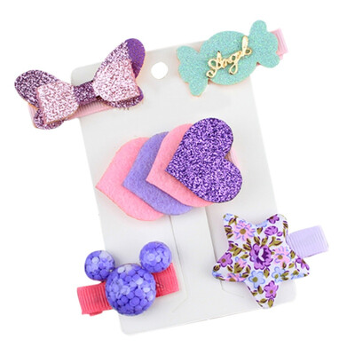 5Pcs Girls Princess Barrettes Hair Accessories Kid Hair Clips Cute Cartoon Bow Design Children Hairpins
5Pcs Girls Princess Barrettes Hair Accessories Kid Hair Clips Cute Cartoon Bow Design Children Hairpins