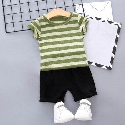 Kids Clothes Summer Baby Boys Short Sleeve Stripe Print Tops Blouse T-shirtDenim Shorts Casual Outfits Sets
Kids Clothes Summer Baby Boys Short Sleeve Stripe Print Tops Blouse T-shirtDenim Shorts Casual Outfits Sets
