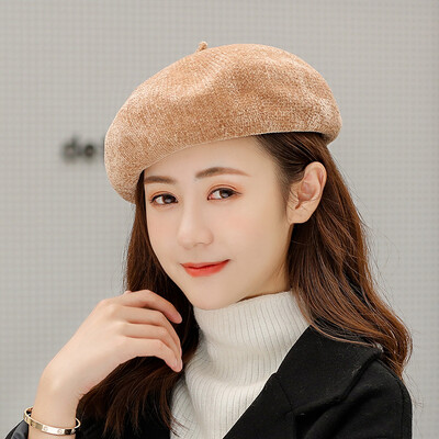 Hat womens berets in autumn&winter solid color fashion corduroy Joker pumpkin warm hat Korean artist hat
Hat womens berets in autumn&winter solid color fashion corduroy Joker pumpkin warm hat Korean artist hat
