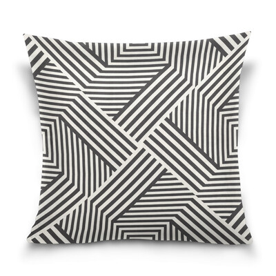 ALAZA Throw Pillow Cover 16 X 16 inch Cushion Cover with Pattern With Stripes Printed Pillowcase 
ALAZA Throw Pillow Cover 16 X 16 inch Cushion Cover with Pattern With Stripes Printed Pillowcase