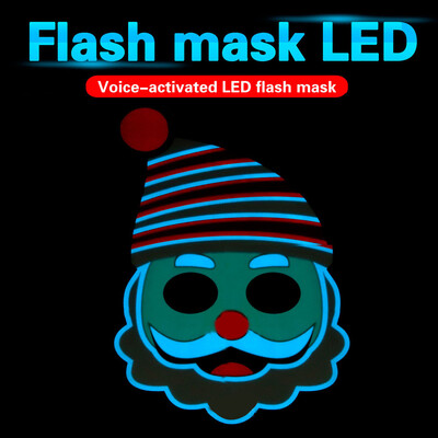 Siaonvr Christmas Version Led Sound Reactive LED Mask Music Light Up Adjustable Mask Toy
Siaonvr Christmas Version Led Sound Reactive LED Mask Music Light Up Adjustable Mask Toy