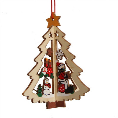 Gobestart 1PC New Christmas Tree Ornaments Hanging Xmas Tree Party Decor 3D Wooden Pendant
Gobestart 1PC New Christmas Tree Ornaments Hanging Xmas Tree Party Decor 3D Wooden Pendant