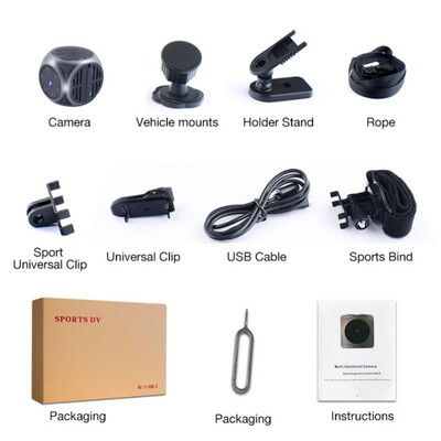 MD21 Mini Camera HD 1080P Infrared Night Vision Camcorder Car DVR DV Video Recorder Sport Digital Camera Support TF Card PK MD80
MD21 Mini Camera HD 1080P Infrared Night Vision Camcorder Car DVR DV Video Recorder Sport Digital Camera Support TF Card PK MD80