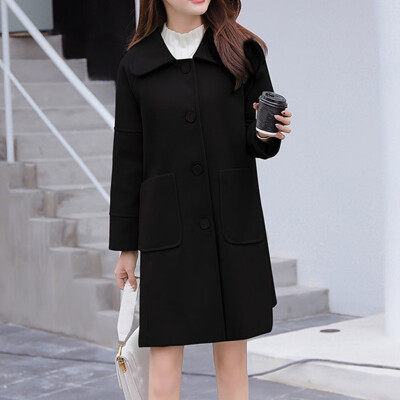 Toponeto Women Work Solid Vintage Winter Office Long Sleeve Button Woolen Jacket Coat
Toponeto Women Work Solid Vintage Winter Office Long Sleeve Button Woolen Jacket Coat