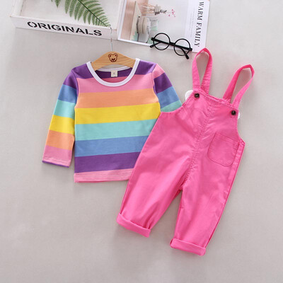 Autumn Wings Design Baby Girls Sets Striped Print Blouse TopsStraps Pants Child Outfits Toddler Clothes 0-4Y Kids Suit 2PCS
Autumn Wings Design Baby Girls Sets Striped Print Blouse TopsStraps Pants Child Outfits Toddler Clothes 0-4Y Kids Suit 2PCS