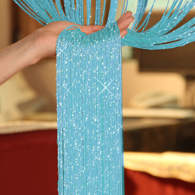 New Fashion 200cm100cm Fly Screen Fringe Tassel Curtain String Sparkle Curtains Room Divider Door Window home Patio Decor
New Fashion 200cm100cm Fly Screen Fringe Tassel Curtain String Sparkle Curtains Room Divider Door Window home Patio Decor