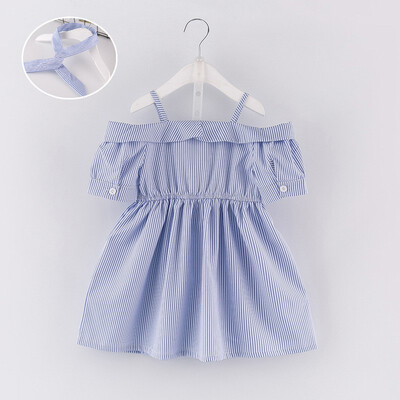 2pcs Summer Dress Casual Baby Girls Short Sleeve Off-shoulder Stripe Print Dress Kids Toddler Pageant Sundress with Headband
2pcs Summer Dress Casual Baby Girls Short Sleeve Off-shoulder Stripe Print Dress Kids Toddler Pageant Sundress with Headband