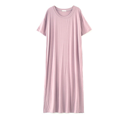 Dress For Pregnant Women Loose Modal Nightdress Solid Color O-neck Half Sleeve Dress Large Size Fat MM Nightdress
Dress For Pregnant Women Loose Modal Nightdress Solid Color O-neck Half Sleeve Dress Large Size Fat MM Nightdress