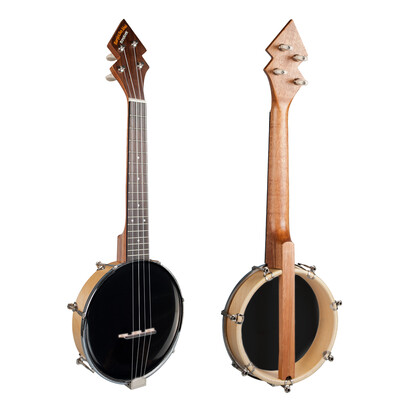 26 Inch Banjo Banjolele Ukulele 4-String Vintage-Plated with Carrying Bag Electronic Tuner
26 Inch Banjo Banjolele Ukulele 4-String Vintage-Plated with Carrying Bag Electronic Tuner