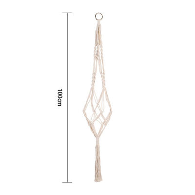 Hand-woven Cotton Rope Plant Hangers Flower Pot Hanging Planter Basket Holder For Balcony Garden Decor
Hand-woven Cotton Rope Plant Hangers Flower Pot Hanging Planter Basket Holder For Balcony Garden Decor