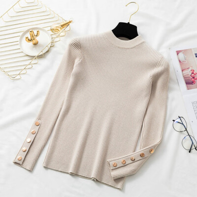 Women Basic Knitted Sweaters Solid Color Long Sleeve Korean Style Sweet Pullover Affordable Personality Fashion Comfortable
Women Basic Knitted Sweaters Solid Color Long Sleeve Korean Style Sweet Pullover Affordable Personality Fashion Comfortable