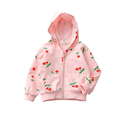 Girl Jackets Girls Outerwear Coats Casual Cherry Printed Long Sleeve Hooded Sweatshirt Baby Kids Girls Lovely Thin Outwear
Girl Jackets Girls Outerwear Coats Casual Cherry Printed Long Sleeve Hooded Sweatshirt Baby Kids Girls Lovely Thin Outwear