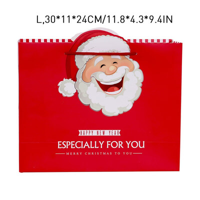 Portable Creativity Christmas Gift Bag High Quality Paper Cartoon Santa Claus Printed Cute Portable Children Gift Bag
Portable Creativity Christmas Gift Bag High Quality Paper Cartoon Santa Claus Printed Cute Portable Children Gift Bag