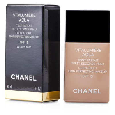 CHANEL - Vitalumiere Aqua Ultra Light Skin Perfecting Make Up SFP 15 - 22 Beige Rose 30ml1oz
CHANEL - Vitalumiere Aqua Ultra Light Skin Perfecting Make Up SFP 15 - 22 Beige Rose 30ml1oz