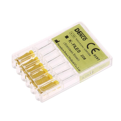 6PCS K-type File Endodontic Root Canal Manual K-Files Stainless Steel Dentist Tools Teeth Care Product
6PCS K-type File Endodontic Root Canal Manual K-Files Stainless Steel Dentist Tools Teeth Care Product