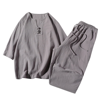 Toponeto Summer Fashion Mens Cotton And Linen Short Sleeve Shorts Set Suit Tracksuit
Toponeto Summer Fashion Mens Cotton And Linen Short Sleeve Shorts Set Suit Tracksuit