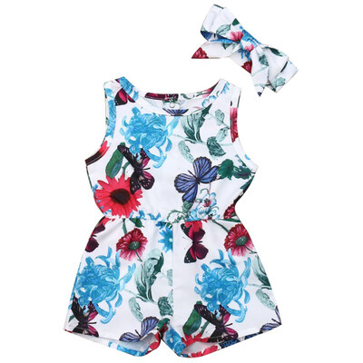 New Kids Girl Sleeveless Romper Floral Print Jumpsuit Outfits Clothes Children Summer Clothing Girl Suit
New Kids Girl Sleeveless Romper Floral Print Jumpsuit Outfits Clothes Children Summer Clothing Girl Suit
