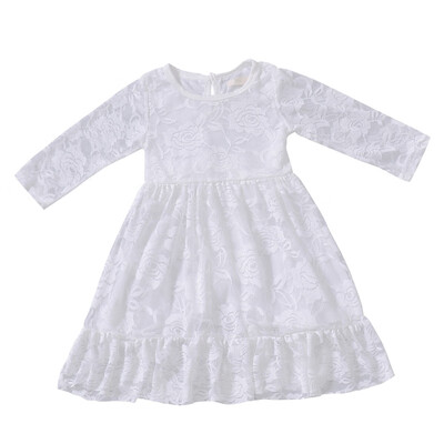 Dress For Girls Lace Embroidered White Dress Bow Lace Dresses Pageant Princess Bridesmaids Children Summer Autumn Dress
Dress For Girls Lace Embroidered White Dress Bow Lace Dresses Pageant Princess Bridesmaids Children Summer Autumn Dress