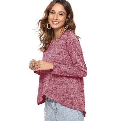 Women Autumn Winter T Shirt Ladies Sexy O Neck Long Sleeve Split T Shirts Tops Womens Casual Tees Shirt
Women Autumn Winter T Shirt Ladies Sexy O Neck Long Sleeve Split T Shirts Tops Womens Casual Tees Shirt