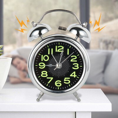 Retro Desktop Mechanical Alarm Clock Luminous Night Light Double Bell Mute Metal Digital Bedroom Home Decoration
Retro Desktop Mechanical Alarm Clock Luminous Night Light Double Bell Mute Metal Digital Bedroom Home Decoration