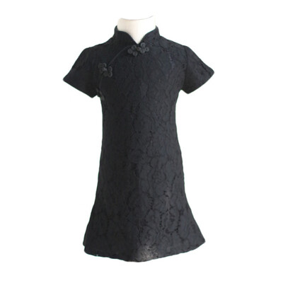 Summer Girl Short-Sleeved Stand Collar Vintage Chinese Cheongsam Baby Children Lace Vestidos Qipao
Summer Girl Short-Sleeved Stand Collar Vintage Chinese Cheongsam Baby Children Lace Vestidos Qipao