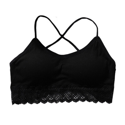 New Simple Solid Color Cross Sling Bottom Lace Stitching Beauty Back No Steel Ring Wrapped Chest
New Simple Solid Color Cross Sling Bottom Lace Stitching Beauty Back No Steel Ring Wrapped Chest