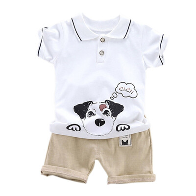 New Cartoon Dog Print Summer Children Boys Clothes Sets Boy Casual 2Pcs Kids T-shirt TopsShorts Clothes Suit
New Cartoon Dog Print Summer Children Boys Clothes Sets Boy Casual 2Pcs Kids T-shirt TopsShorts Clothes Suit